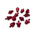 Rouge Aluminium Football Pins Nike Puma New Balance Mizuno 8x13mm 4x16mm