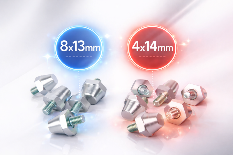 Football Studs Nike Mercurial Phantom Tiempo Premier Aluminum Screws 8x13mm 4x 14mm